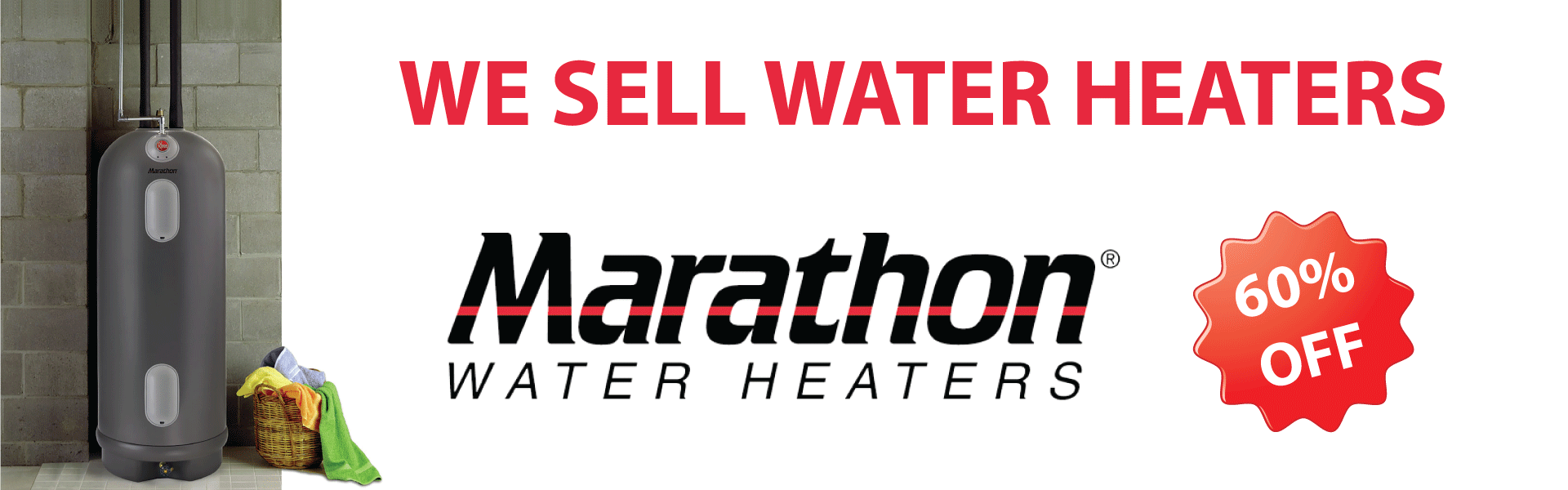 We sale water heaters